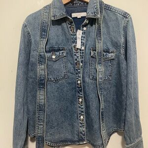 LOFT Classic Blue Jean Jacket